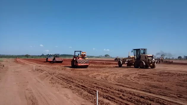 Terraplanagem Fábrica Cassol em Luziânia